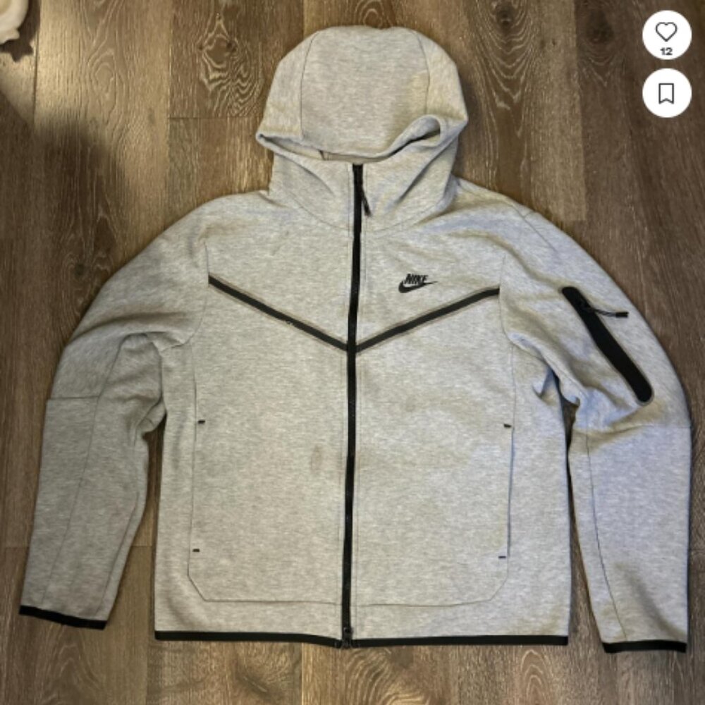 NIKE TECH GREY TOP MEN